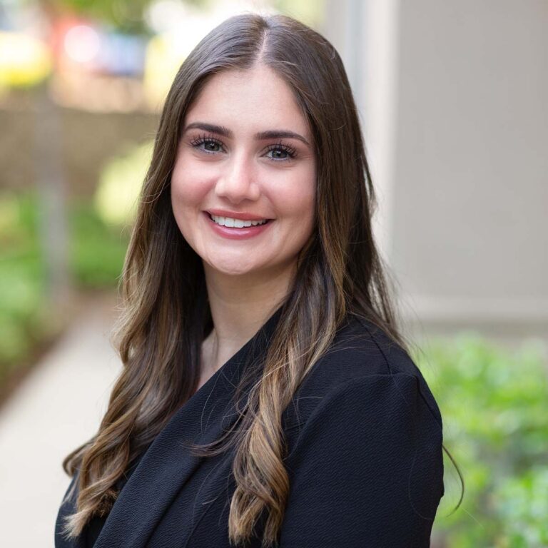 Portrait of Jillian Perry, Marketing Coordinator supporting client communications and financial services marketing at Bluespring Wealth California
